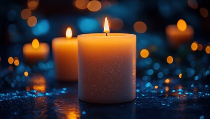 Sticker - Candles Glow in a Dark Ambiance