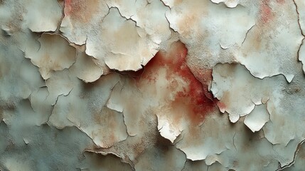 Poster - Cracked and Peeling Paint Texture