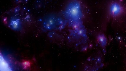 Wall Mural - Spectacular Galaxy Nebula with Stars and Space Dust
