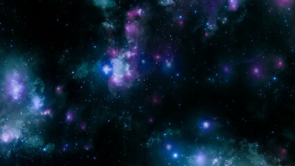 Wall Mural - Cosmic Starry Nebula Background – Vivid Space Landscape