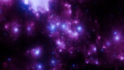 Wall Mural - Spectacular Galaxy Nebula with Stars and Space Dust