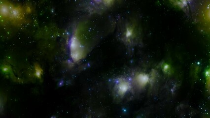 Wall Mural - Fantasy Universe Nebula with Stars and Cosmic Clouds