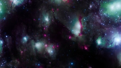 Wall Mural - Spectacular Galaxy Nebula with Stars and Space Dust