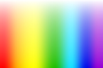 Gradient rainbow background. Color spectrum blend. Smooth color transition. Vibrant vector backdrop.