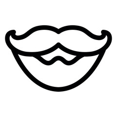 Sticker - beard icon 