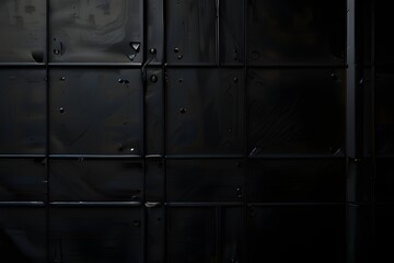 Wall Mural - Black wall background Generative AI