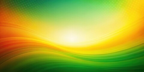 Poster - Realistic of green, yellow, and orange gradient colors abstract background, , realistic, green, yellow, orange, gradient