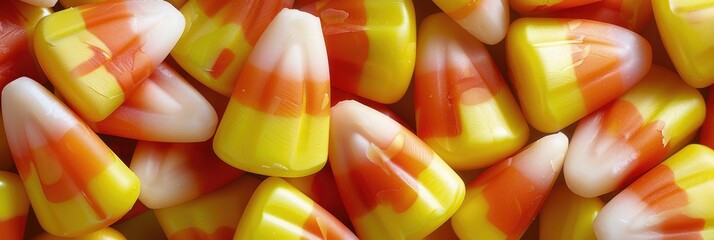 Canvas Print - Delicious Autumn Treats Featuring Candy Corn