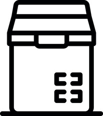 Poster - Portable fridge with digital display keeping food and beverages cold and fresh