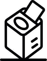 Poster - Ballot box casting vote election politics democracy political process