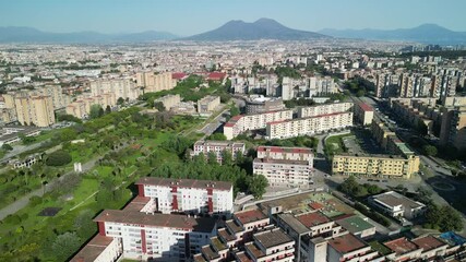 Wall Mural - vele di scampia, area nord, naples 167 aerial italy