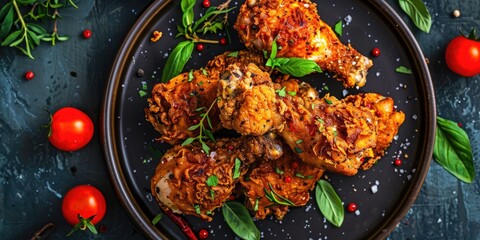 Sticker - Crispy Fried Chicken with Black Pepper Sauce