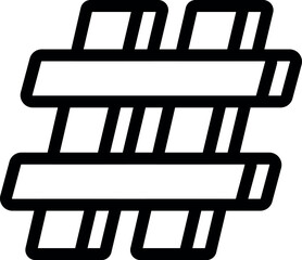 Poster - bold hashtag icon is being displayed, representing social media trends and online engagement