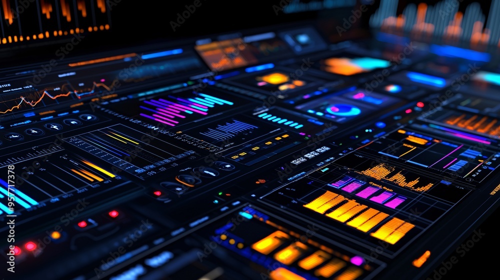 Advanced 3D Economic Strategy System with Dynamic Charts and Data ...