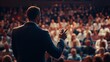 © Chon.Design - Dynamic Motivational Speaker Inspiring Engagement at a Large Business Seminar Event on Lea
