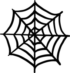 spiderweb halloween illustration