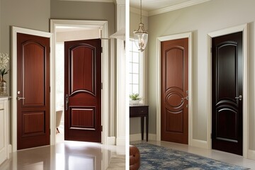 Captivating Door Design Ideas for Entrances and Exits Displayed on a Sleek Background for Home Decor Inspiration