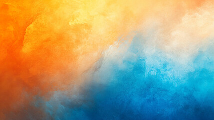 Wall Mural - blur of orange and blue gradient background, symbolizing creativity and transformation, with soft transitions representing fluidity and change in visual design