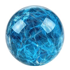 Canvas Print - Blue energy ball transparency bcakground isolated 