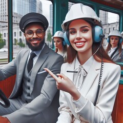 28 White Women Encouraged Tram Driver Career Opportunity Izobraj