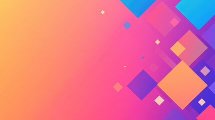 Sticker - Vivid polygonal background featuring colorful gradients and geometric shapes, perfect for modern design projects.