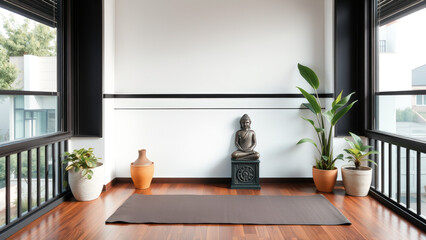 Wall Mural - Minimalist Interior Design with a Touch of Serenity