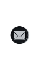 Poster - Black Circle with Envelope Icon