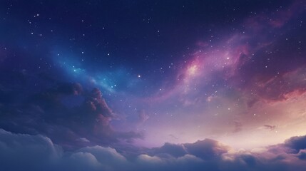Wall Mural - 幻想的な星空