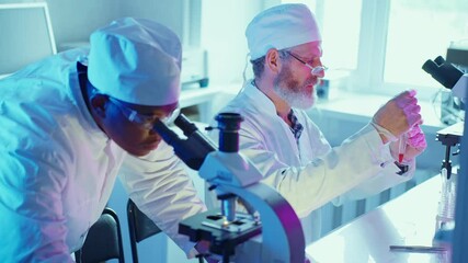 Wall Mural - innovative laboratory research in chemistry with technological equipment and analysis