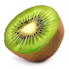 Wall Mural - kiwi isolated on white background