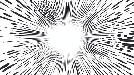 flash explosion halftone black and white comic book backgrounds