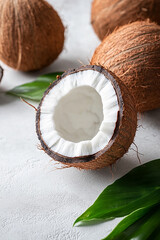 Wall Mural - Organic coconut, fresh