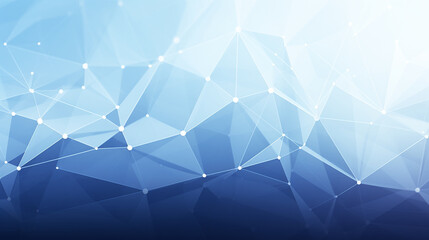 Wall Mural - abstract blue water background in polygonal style