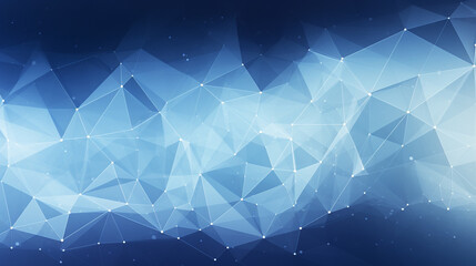 Wall Mural - abstract blue water background in polygonal style