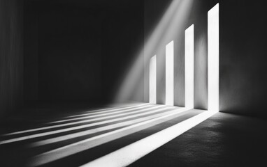 Poster - 3D rendering of light and shadow effects