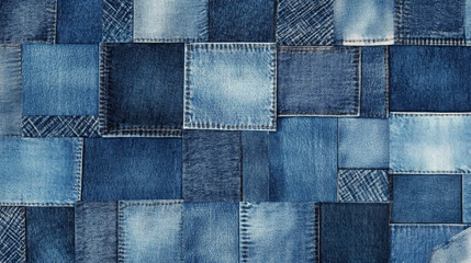 pattern of fabric with patch work