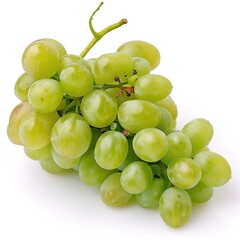 Canvas Print - bunch of green grapes isolated isolated on white 