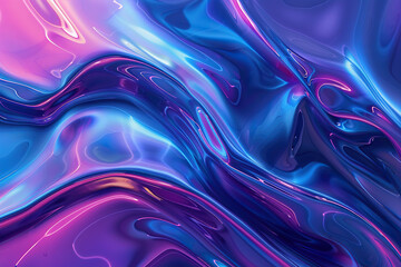 Wall Mural - Beautiful texture surface neon wave, design natural abstract background