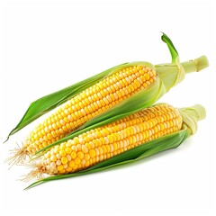 Wall Mural - corn isolated isolated on white background