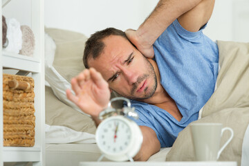 man suffering from bad case of insomnia