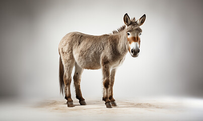 Donkey Studio Shot on a Clean Background