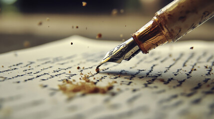 The ink on the page carries dreams and ideas--on this special day, we celebrate the journey from words to wisdom