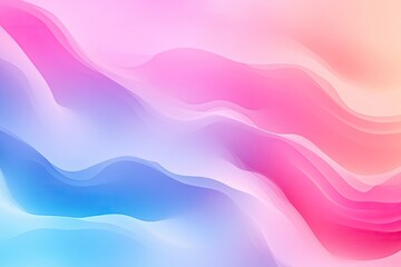 Poster - A soft, fluid blend of pastel colors creating a dreamy and calming abstract background for creative projects.