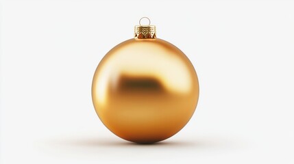 Wall Mural - gold christmas ball as a new year 2024 - isolated on free png background.