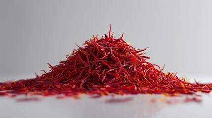 Wall Mural - Close-up of Dried Saffron Spice