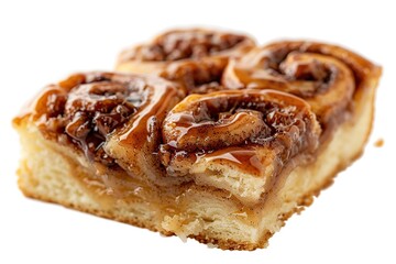 Sticker - Close-up of Delicious Caramel Cinnamon Rolls