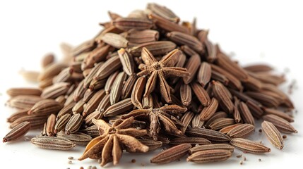 Wall Mural - Close-up of Fennel Seeds and Star Anise