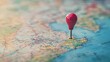 © Sabir - A close-up of a map and pin marker, representing the customer journey concept.