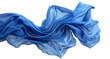 © Ton Photographer4289 - Blue silk cloth flows beautifully on isolated transparent background.
