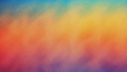 Wall Mural - generate a gradient that blends multiple colors, starting with red at the bottom, transitioning thro